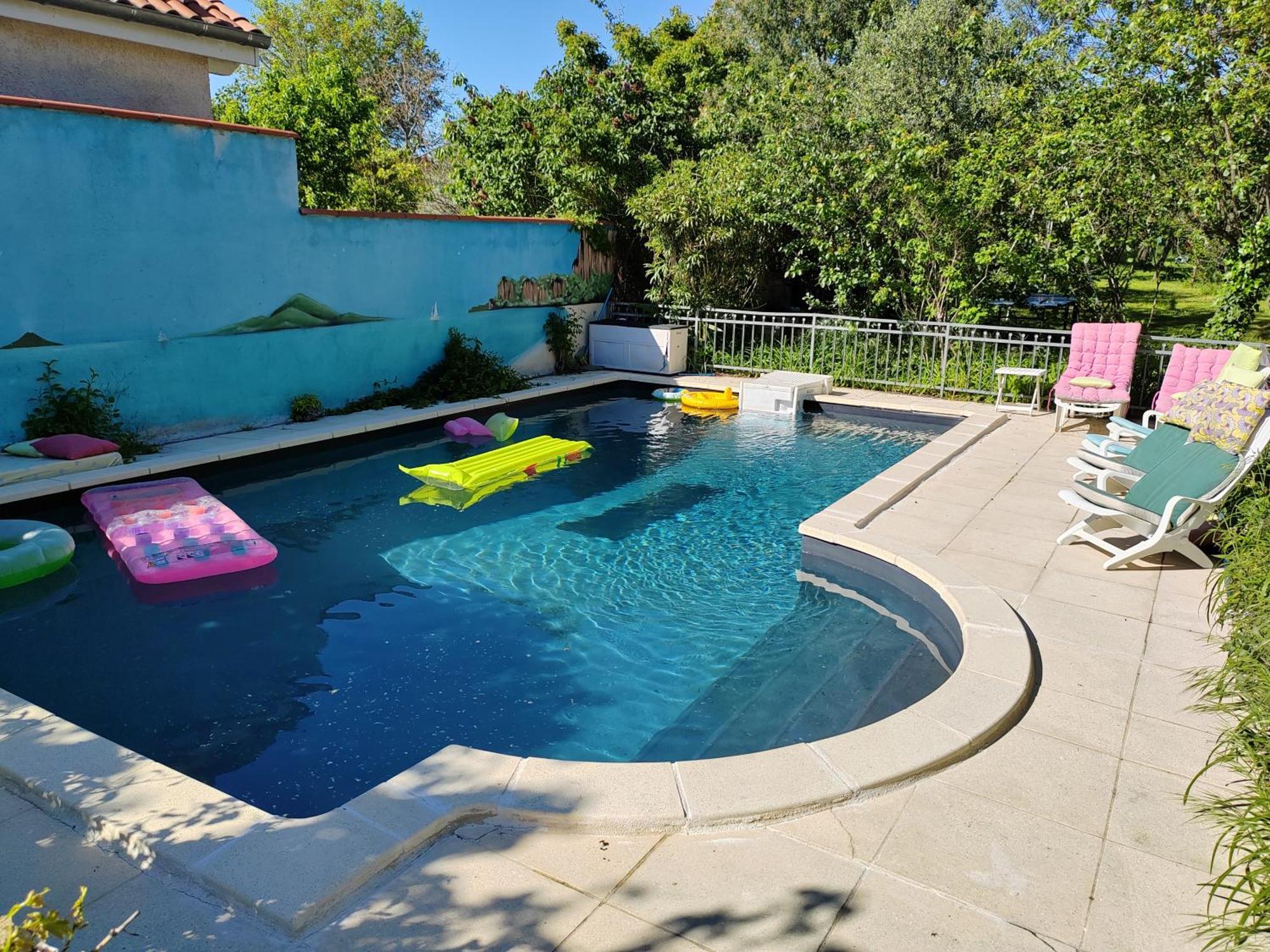 툴루즈 80 M2 Independant 4 Personnes Direct Gare Ou Aeroport Jardin Piscine 아파트 외부 사진